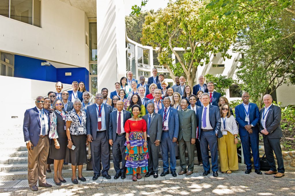 Group photo of African and European university leaders.